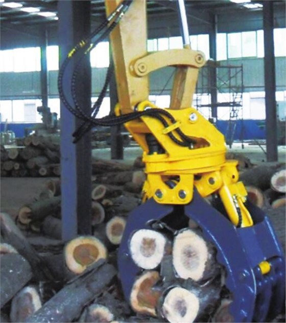 What are the advantages and uses of excavator wood grabbers